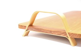 Bana designbakke fra træ og bambus