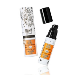 Anti-aging face serum with natural ingredients. Lightweight, hydrating formula with vitamin C and retinol to reduce fine lines and wrinkles.