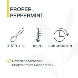 Pepperint adeguato, teatro a base di erbe biologiche, 70G