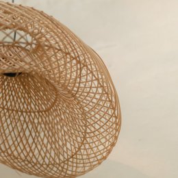 Lampa rattanowa | Klosz PADMA (2 rozmiary)