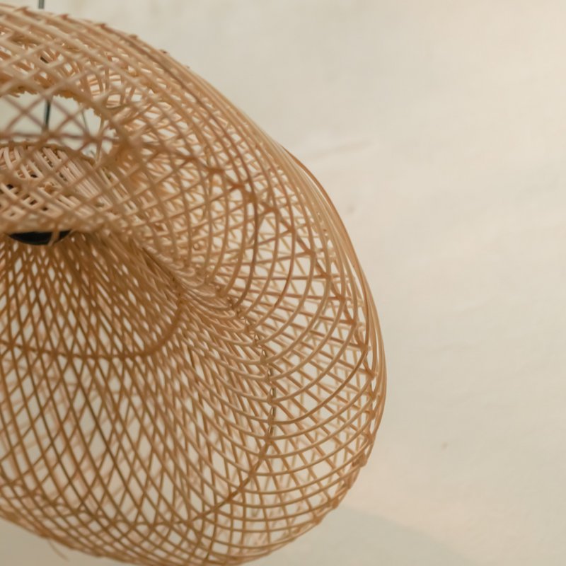Rattan lampe | Lampeskærm PADMA (2 størrelser)