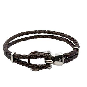 Herren -doppelt geflochtenes Lederarmband von Herren
