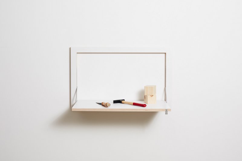 Fläpps Wall Desk/Secretary 80x50-1 - White