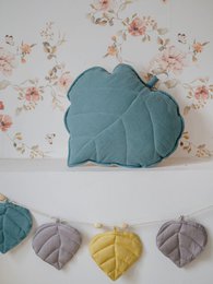 Guirlande de lin « il de mer » avec feuilles