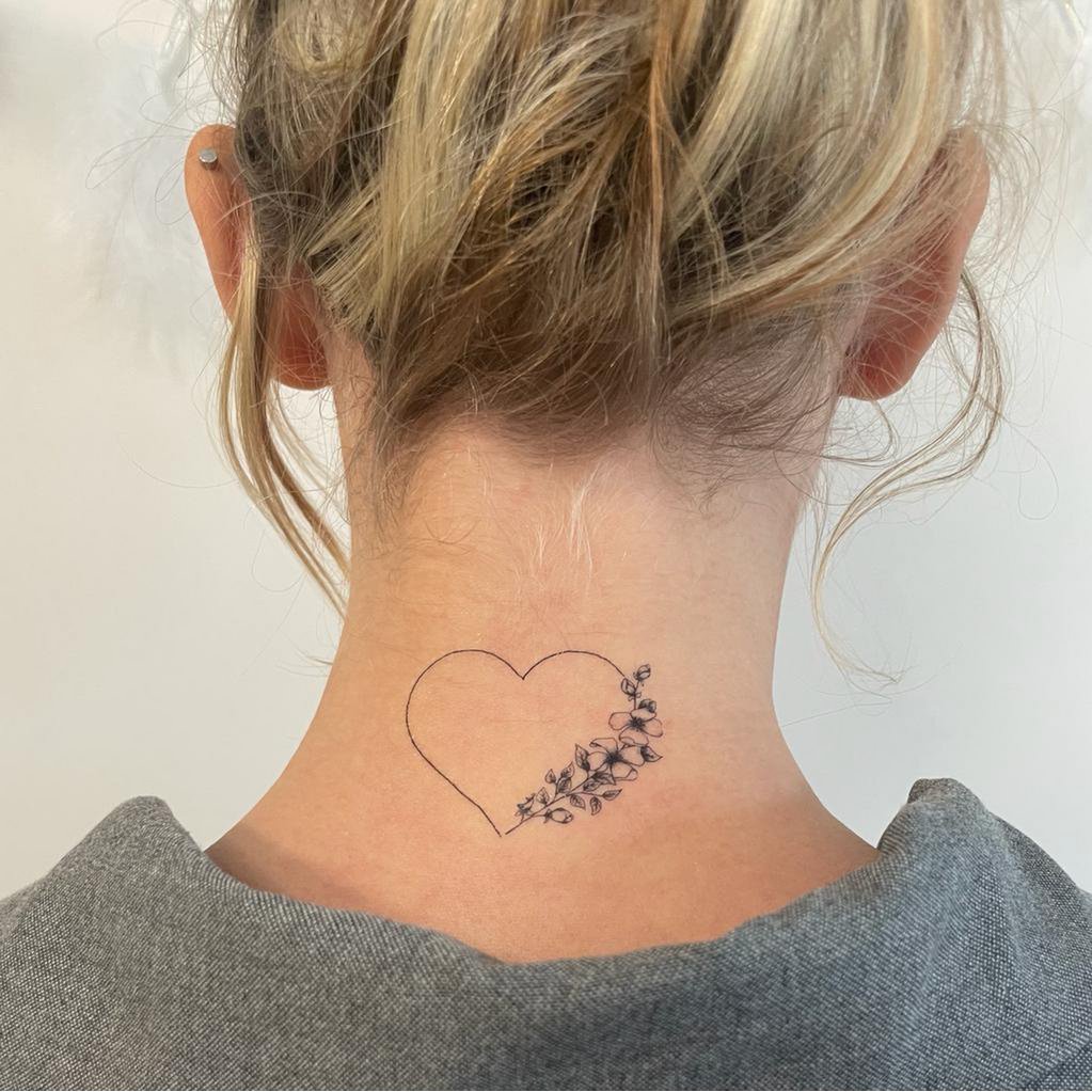 Temporary tattoo: Black Heart