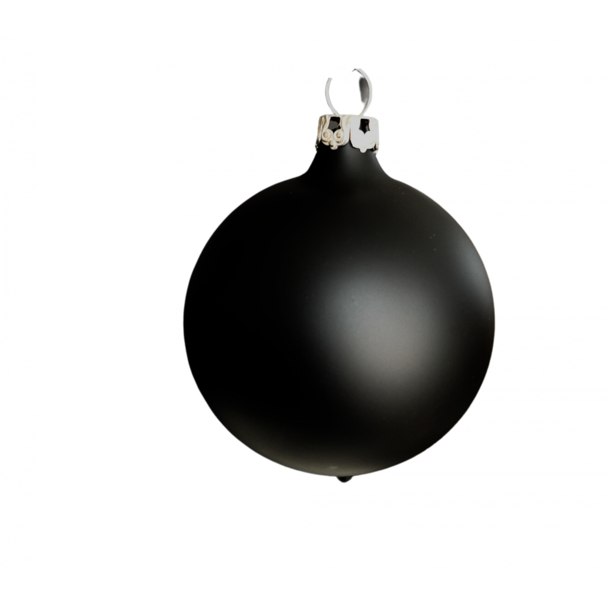 "night" - 8 cm Christmas balls matt black