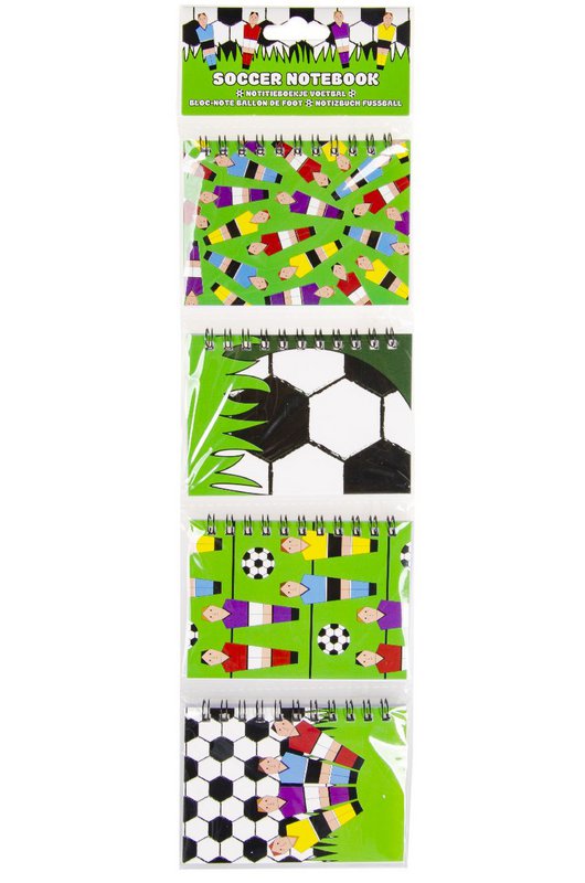 NOTEBOOK FOOTBALL SPIRAL. 4ASS