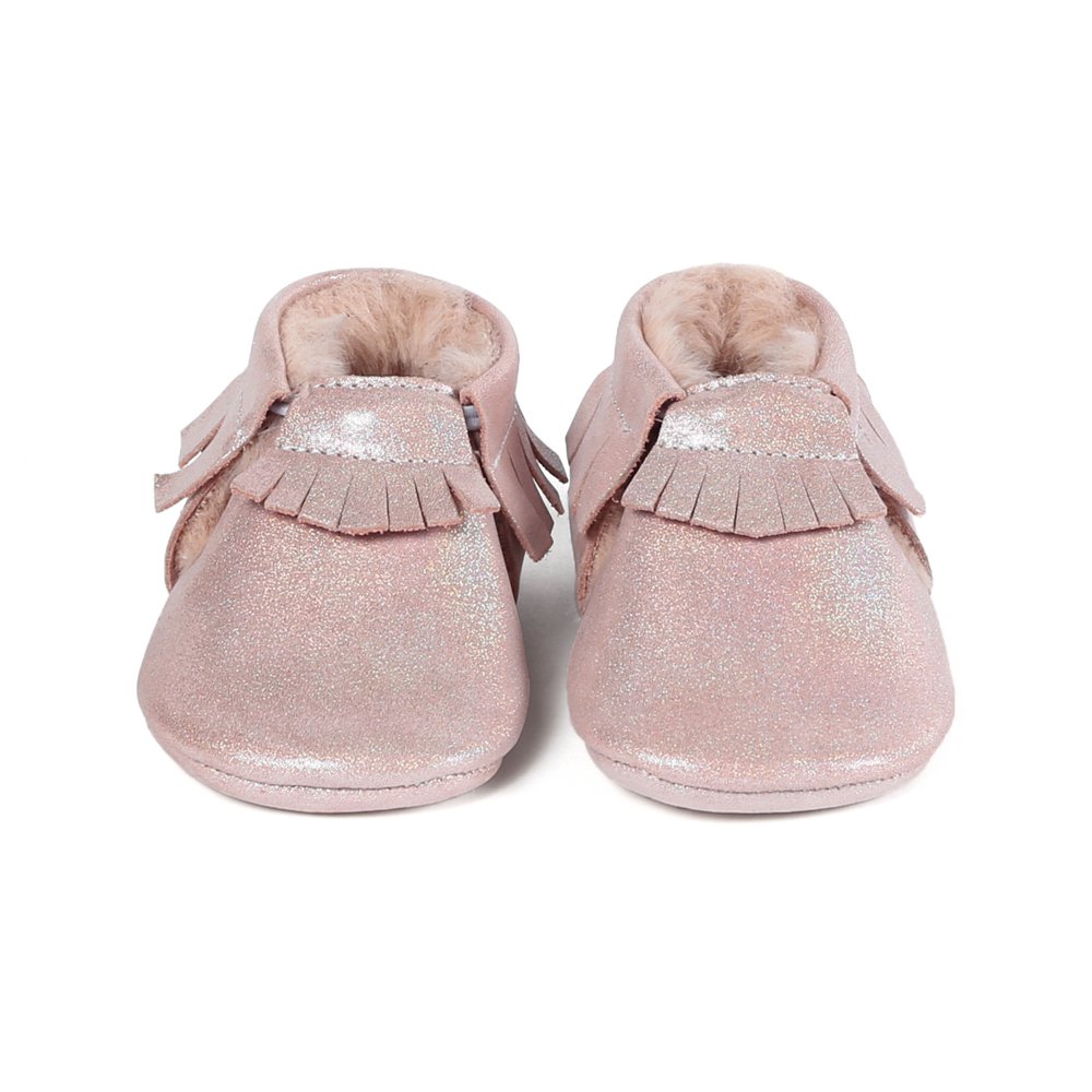Babyschuhe Mokassins aus weichem Leder
