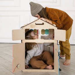 BusyBoard sensory playhouse - Natura