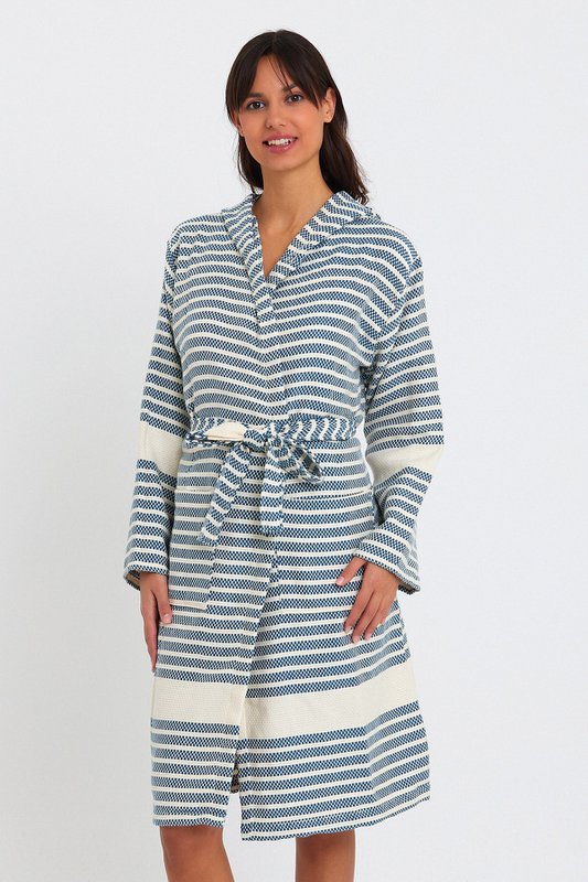 Marmara Bathrobe - Petrol