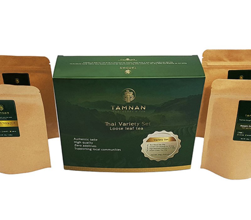 Thai Variey Set - Set regalo con 4 gusti di tè sfuso premium