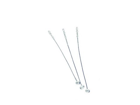 Nylon draad voor hangschild 1000st. 125mm lengte kleurloos