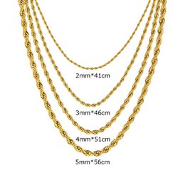 Agamemnon - 3mm Gold Rope Chain