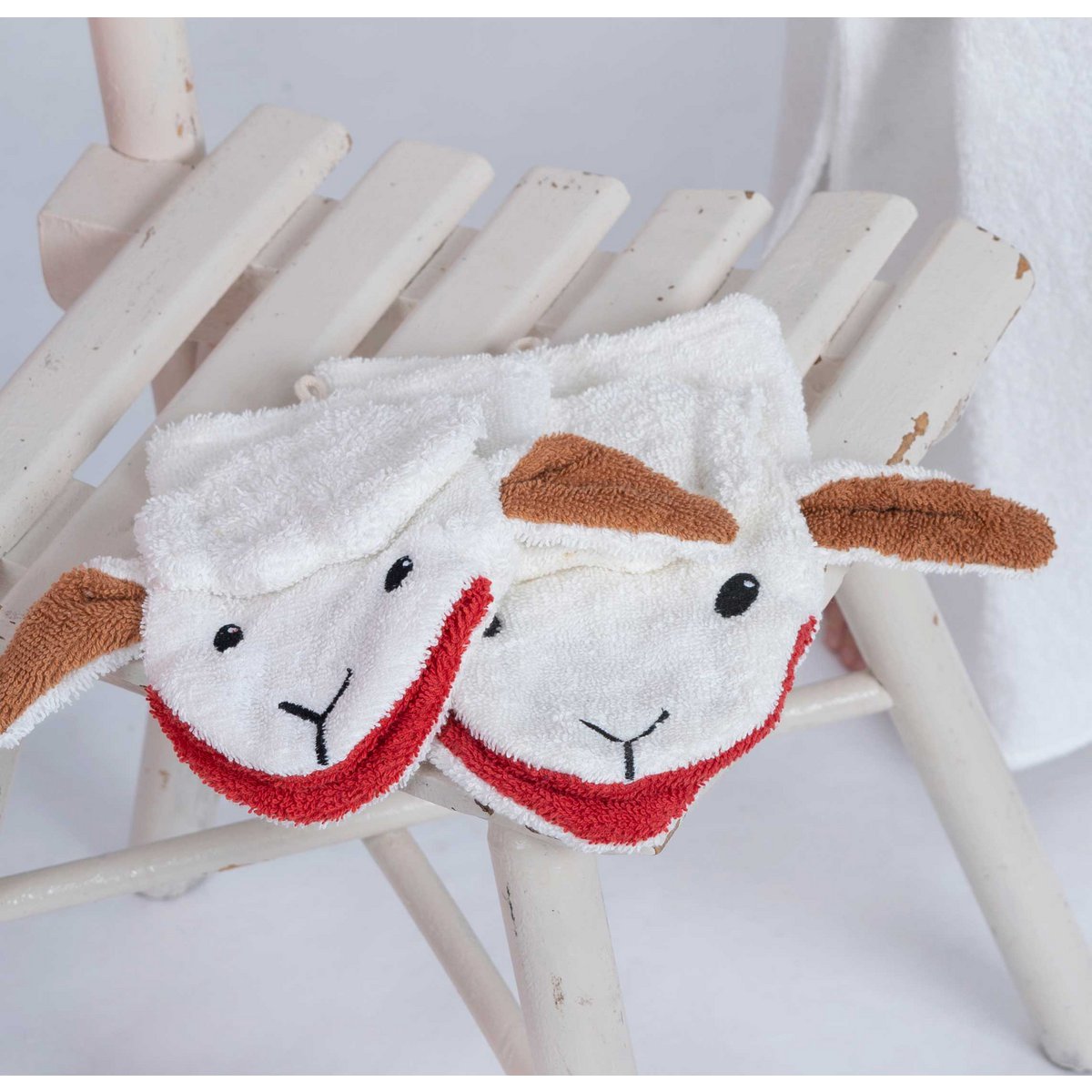 Gant de toilette BIO mouton grand