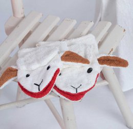 Gant de toilette BIO mouton grand