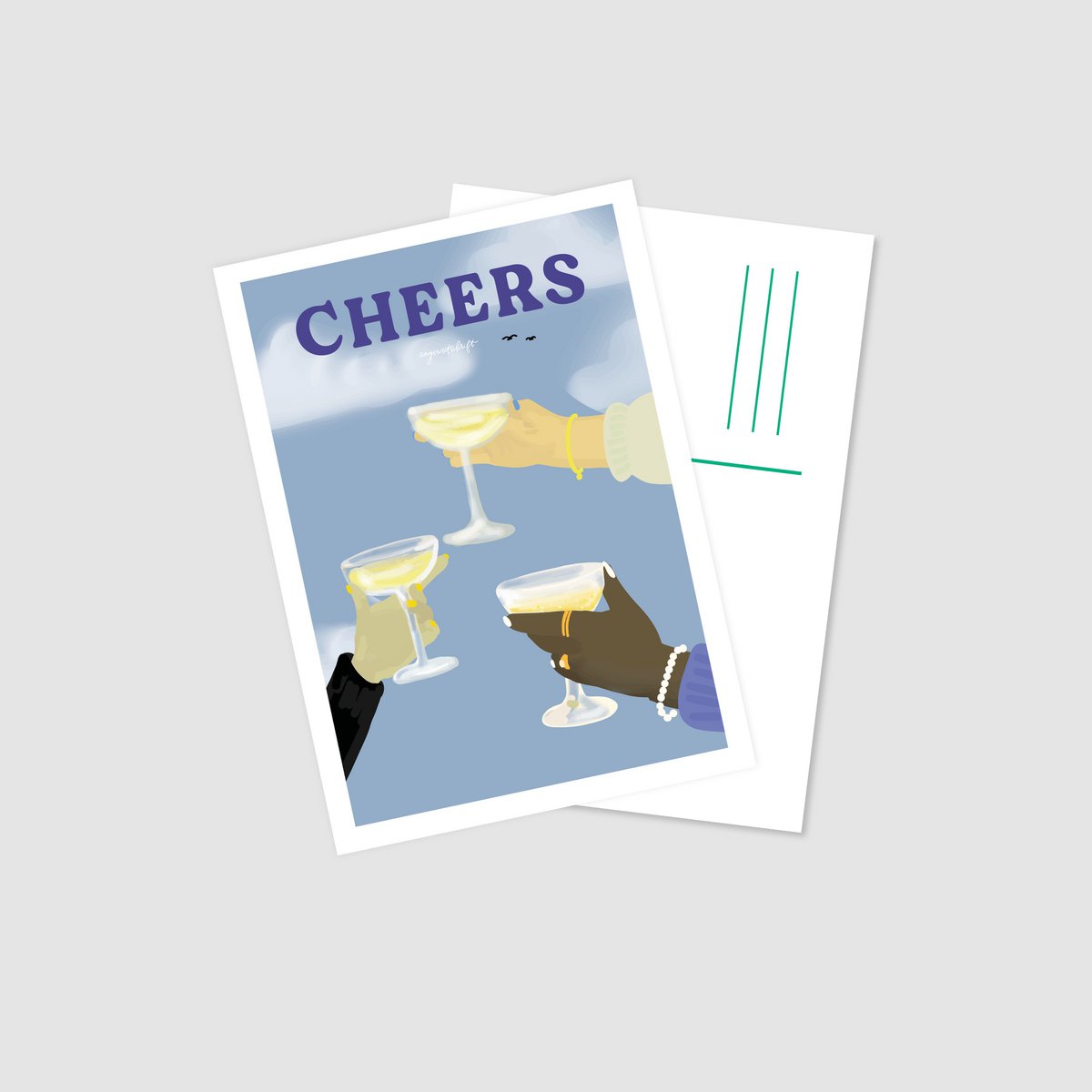 Passion postcard Cheers