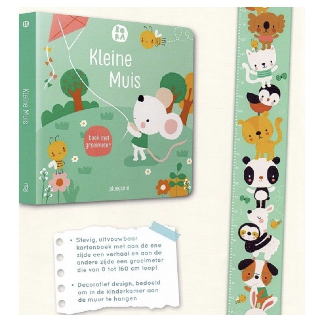 Kleine muis - groeimeter boek