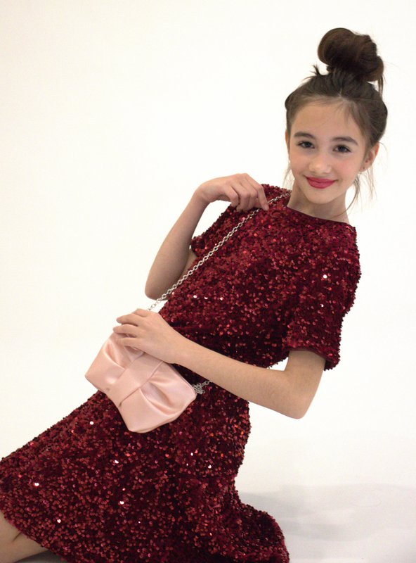 Sac bandoulière Moon - Rose doux