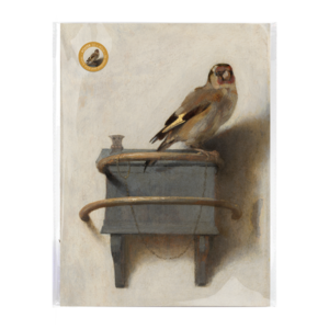 Mini  Poster A3, Goldfinch, Carel Fabritius