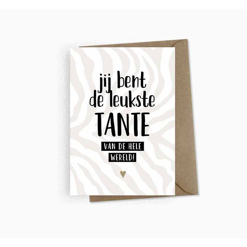 Ansichtkaart || leukste tante