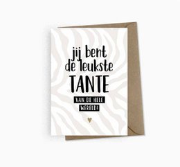 Ansichtkaart || leukste tante