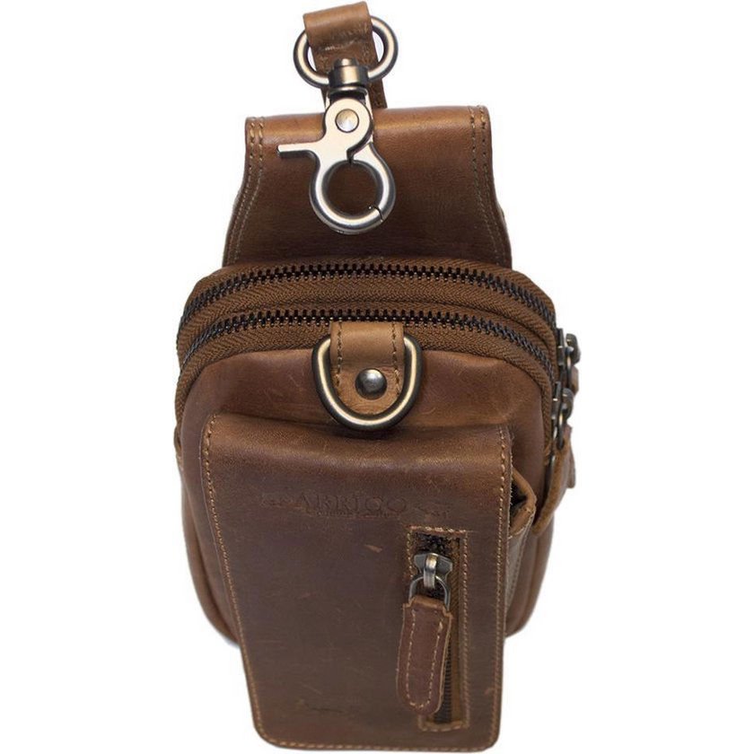 Gürteltasche Cognac Leder Leder Hüfttasche Leder Bauchtasche Festival