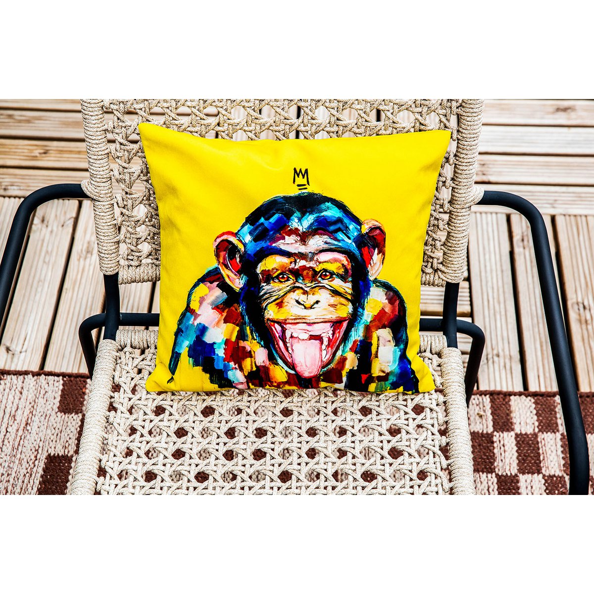 Funky Monkey cushion by Vincent Richeux