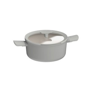 LEO Non-stick cooking pot with lid Balance Moonmist 24 x 11.50cm