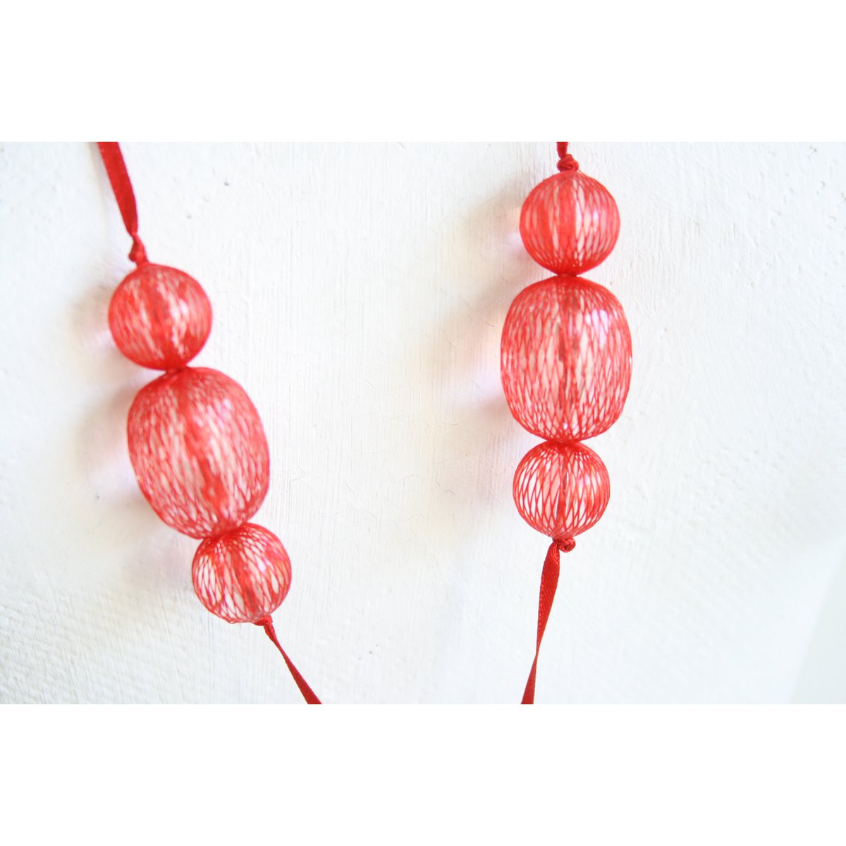Halsketting Medium - rood