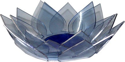 Lotus Halschakra aus Acryl
