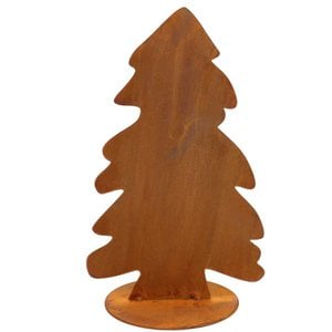 Kerstboom in patina | Kerstversiering kerstboom klein