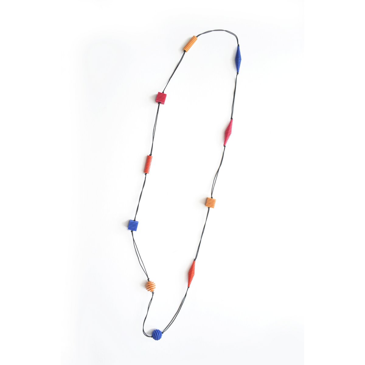 OPTICAL - Collar largo - Colores vivos