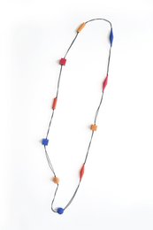 OPTICAL - Collar largo - Colores vivos