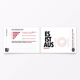 Voucherboekje "It's over" voor VROUW met 6 vouchers