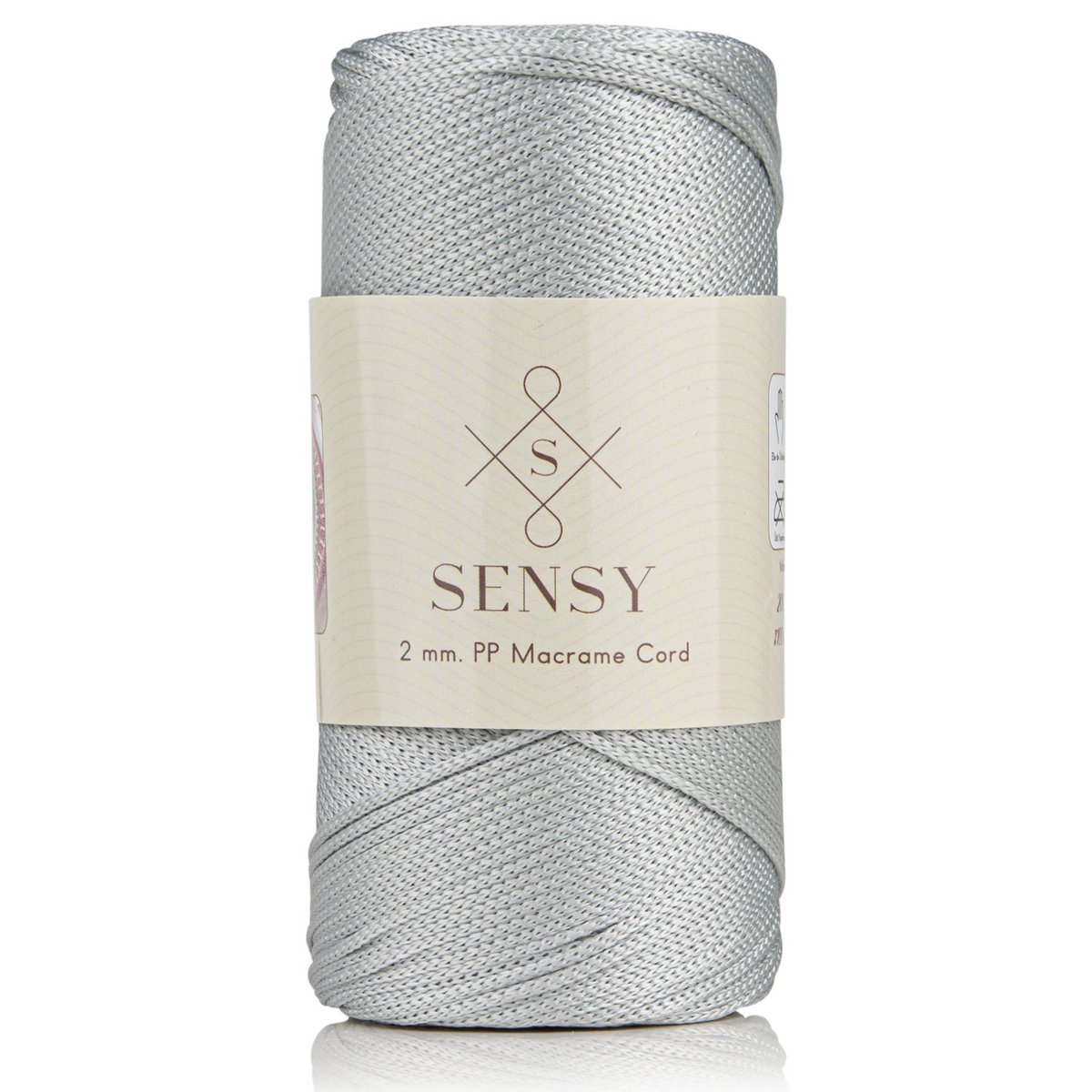 Sensy Premium 2 mm - 251 yards 100% polyester macrame ledning
