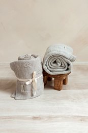 DIEGO baby blanket – 100% merino wool – gray