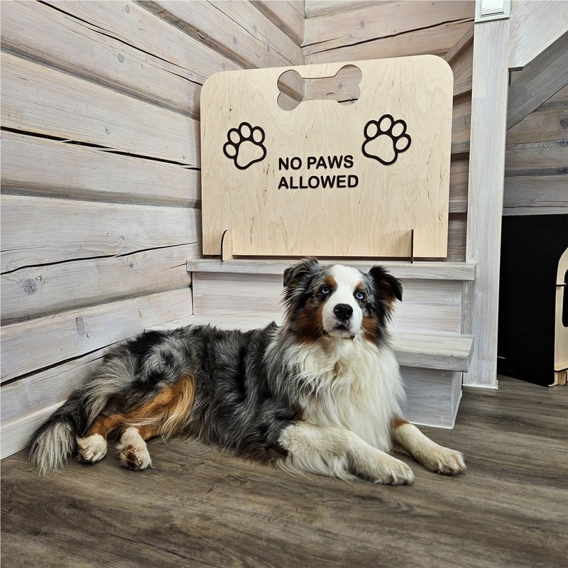 Bloccante di cuccioli di legno per amanti degli animali domestici, barriera per cani indipendenti per corridoi, porte e scale