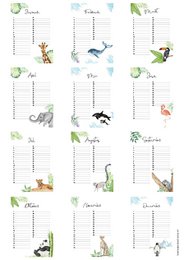 calendario di compleanno