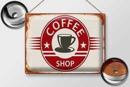 Tin Sign Retro 40x30cm Coffee Shop Coffee Cup
