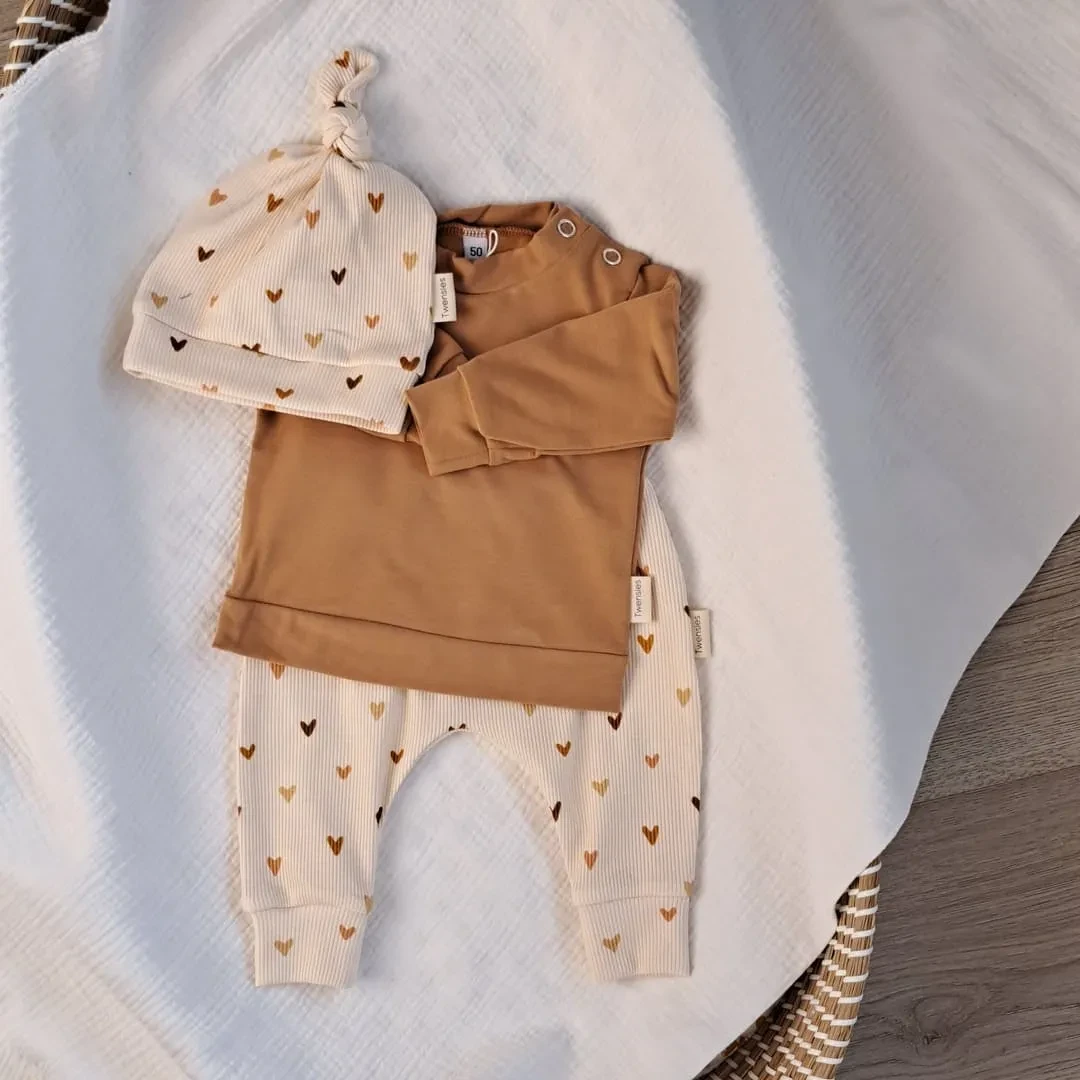 Pantalón bebé camello