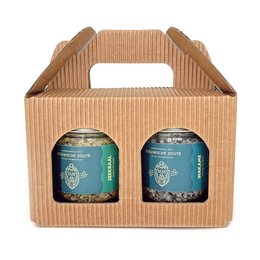 Zeeuwsche Salty Glass Jar Duo Sæt Zilt