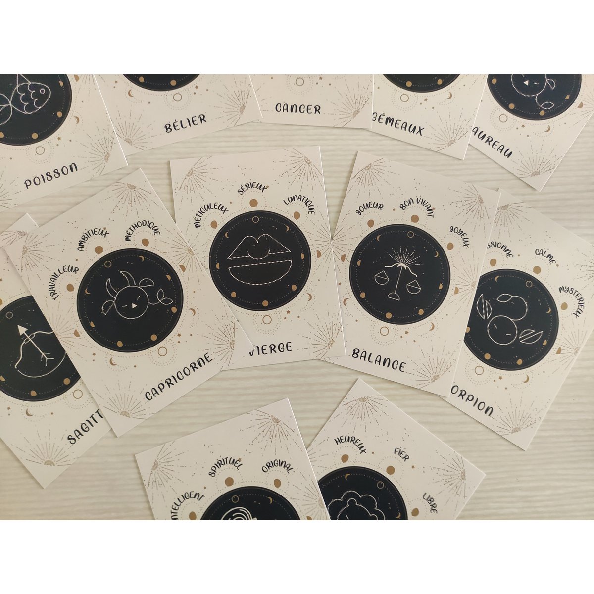 Astrologie etui 2 in 1 - dierenriemkaart + fotolijst