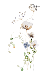 Sustainable card `wildflowers