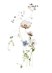 Nachhaltige Karte `Wildblumen