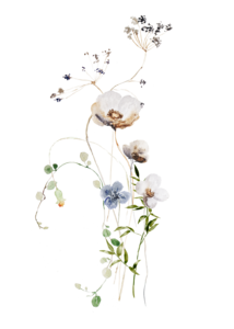 Nachhaltige Karte `Wildblumen