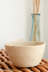 Ronde jute mand M