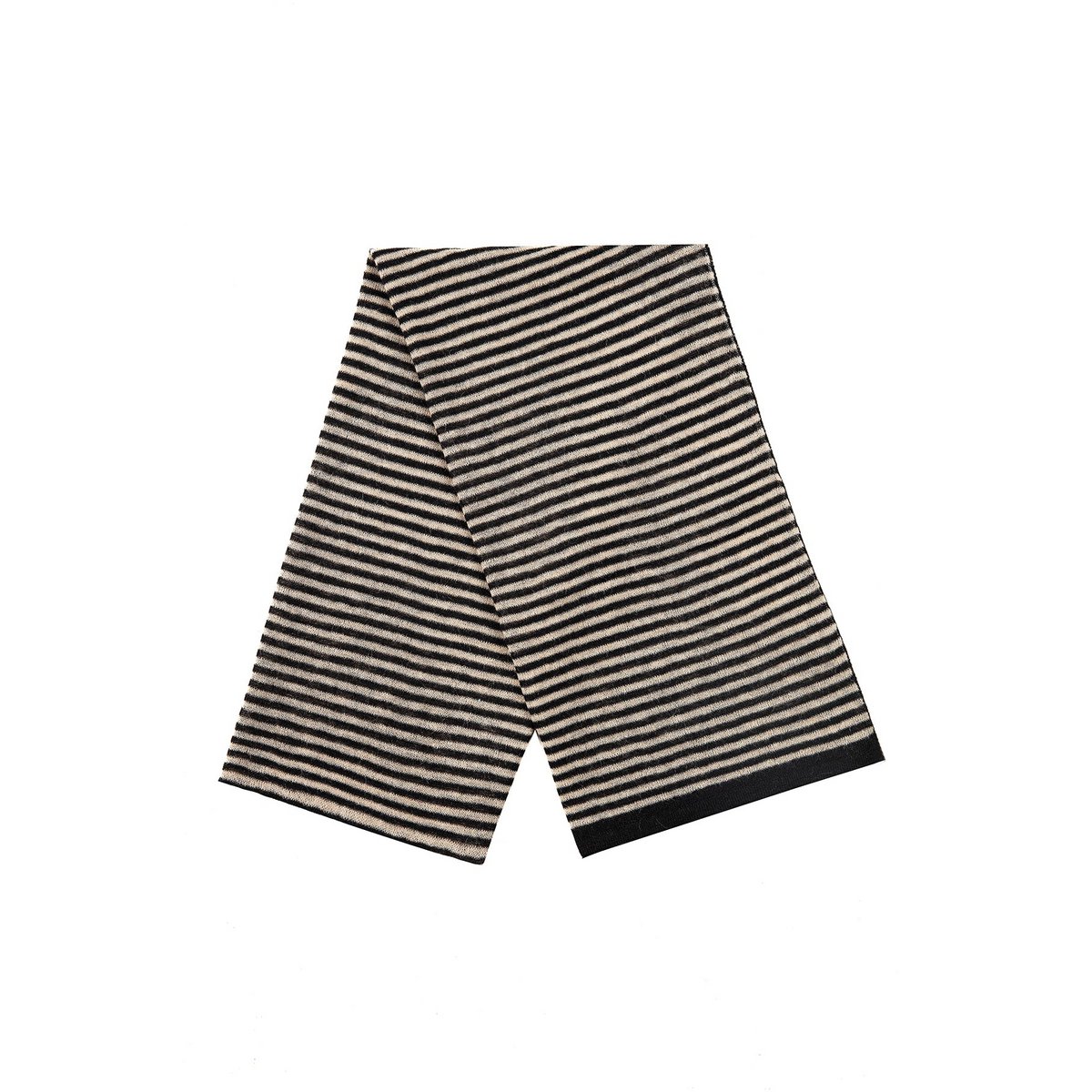 EPHESUS SCARF BLACK-BEIGE