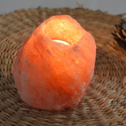Himalayan salt candle holder - For CHAUTER CHAUTER - RADS 500G format - Gift idea - Original decoration object