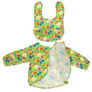 Messy Play-Lätzchen- und Weste-Set – Yellow Sunburst