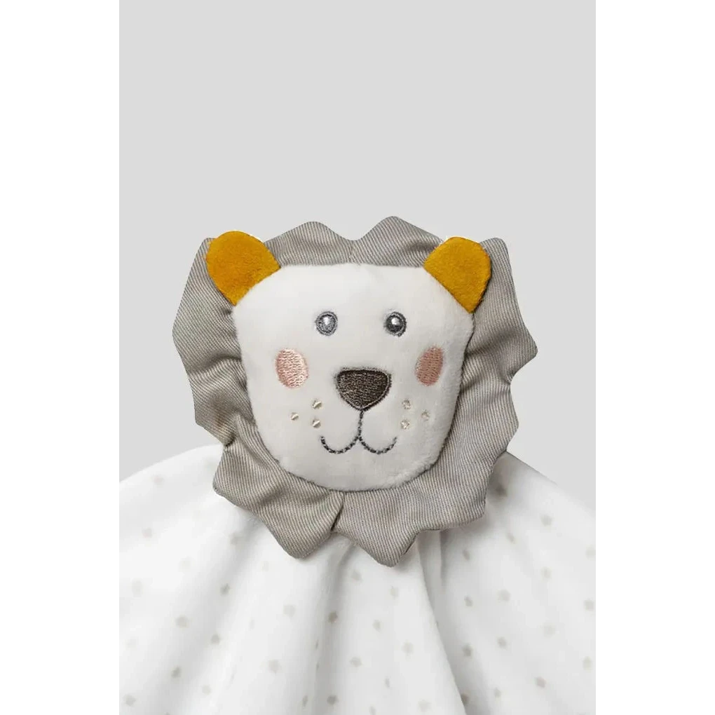 Couette en peluche douce pour bébé, tête de lion